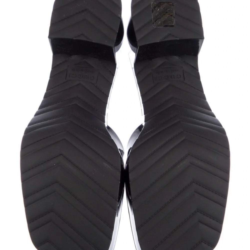 NWT Gucci Rubber Women's Black Glossy Platforms. US 8, 9 - Picture 5 of 6